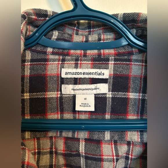 Amazon Plaid Flannel Shirt - Picture 2 of 2